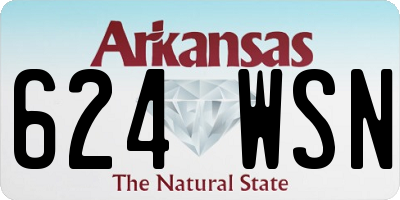 AR license plate 624WSN