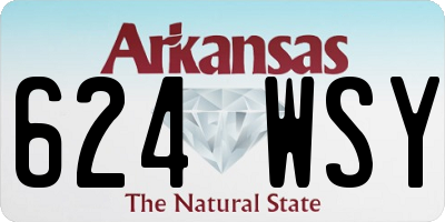 AR license plate 624WSY
