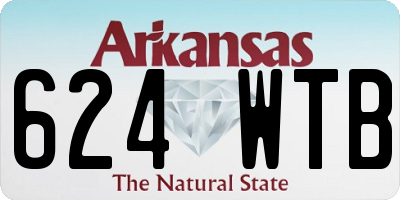 AR license plate 624WTB