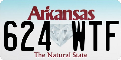 AR license plate 624WTF