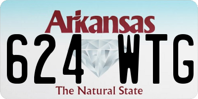 AR license plate 624WTG