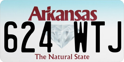 AR license plate 624WTJ