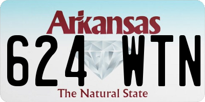 AR license plate 624WTN