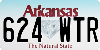 AR license plate 624WTR