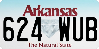AR license plate 624WUB