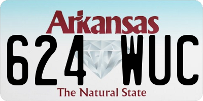 AR license plate 624WUC