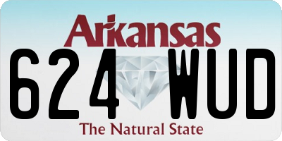 AR license plate 624WUD