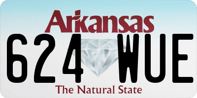 AR license plate 624WUE