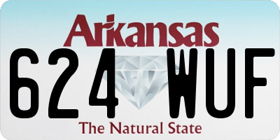 AR license plate 624WUF