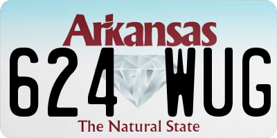 AR license plate 624WUG