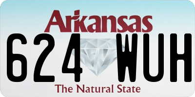 AR license plate 624WUH