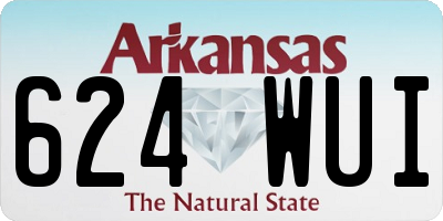 AR license plate 624WUI