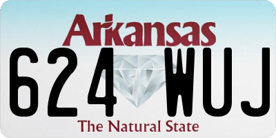 AR license plate 624WUJ