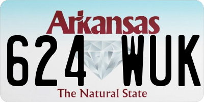 AR license plate 624WUK