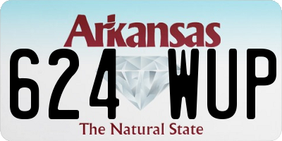 AR license plate 624WUP
