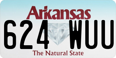 AR license plate 624WUU