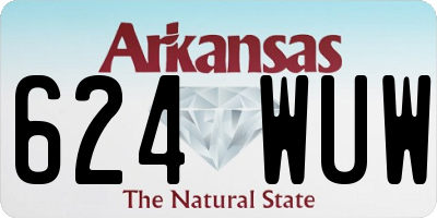 AR license plate 624WUW