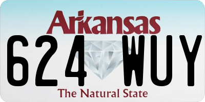 AR license plate 624WUY