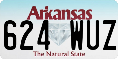 AR license plate 624WUZ
