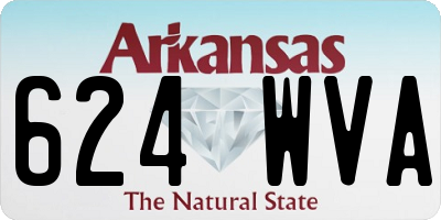 AR license plate 624WVA