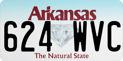 AR license plate 624WVC