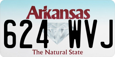 AR license plate 624WVJ