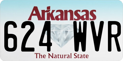 AR license plate 624WVR