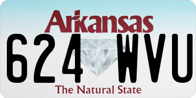 AR license plate 624WVU