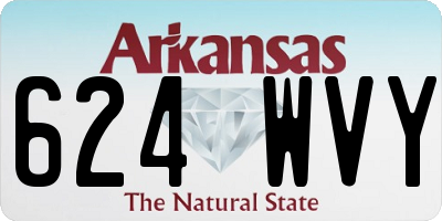 AR license plate 624WVY