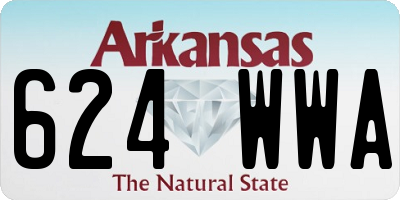 AR license plate 624WWA