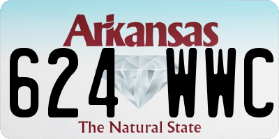 AR license plate 624WWC