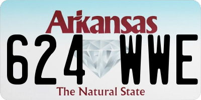 AR license plate 624WWE