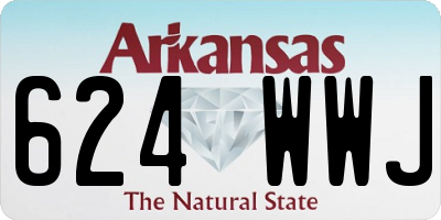 AR license plate 624WWJ