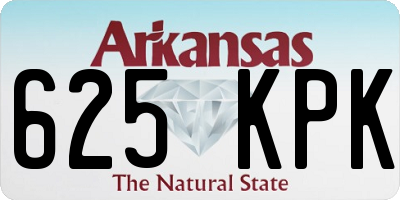 AR license plate 625KPK