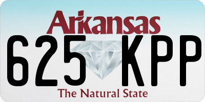 AR license plate 625KPP