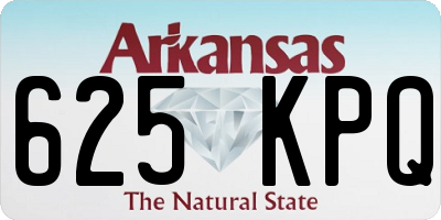 AR license plate 625KPQ