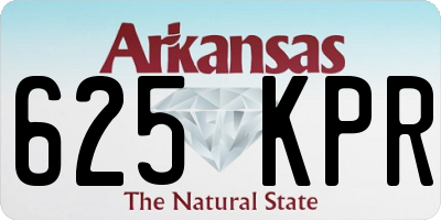 AR license plate 625KPR