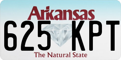 AR license plate 625KPT