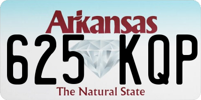 AR license plate 625KQP