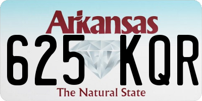 AR license plate 625KQR
