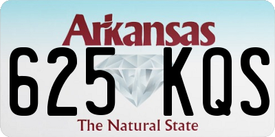 AR license plate 625KQS