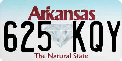 AR license plate 625KQY