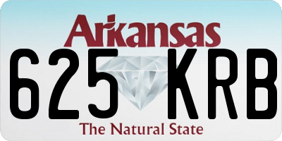 AR license plate 625KRB