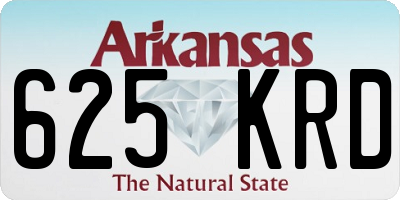 AR license plate 625KRD