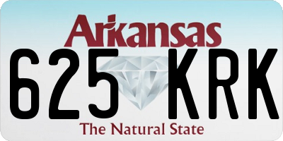 AR license plate 625KRK