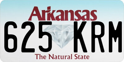 AR license plate 625KRM