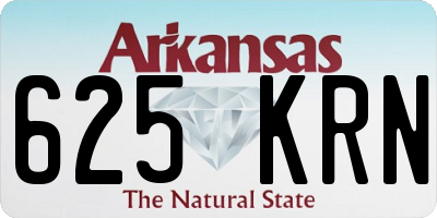 AR license plate 625KRN