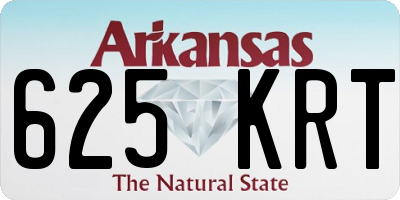 AR license plate 625KRT