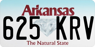 AR license plate 625KRV