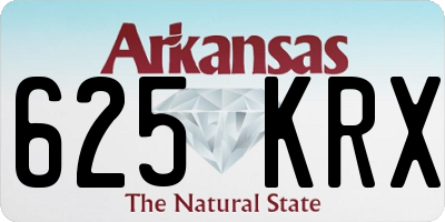 AR license plate 625KRX